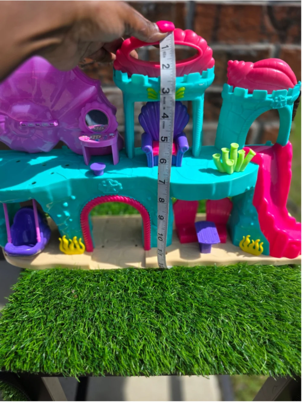 Kid Connection Girls Mermaid Castle Playset One Size Blue Pink